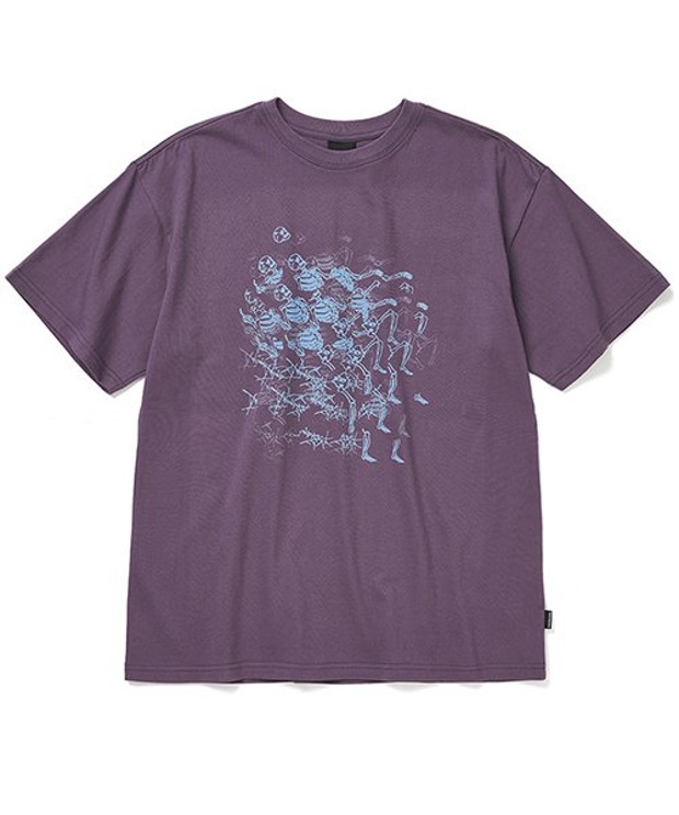위캔더스 스컬 티셔츠 SKULL T-SHIRT (Purple)