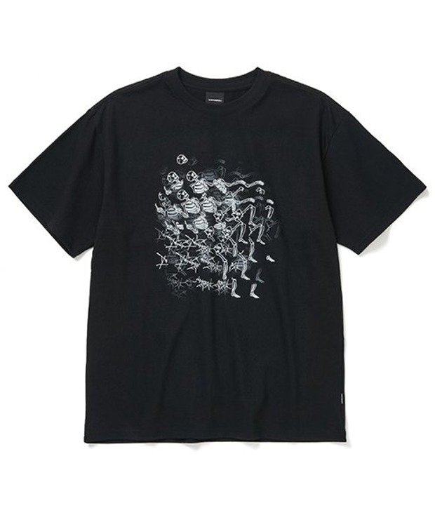 위캔더스 스컬 티셔츠 SKULL T-SHIRT (Black)