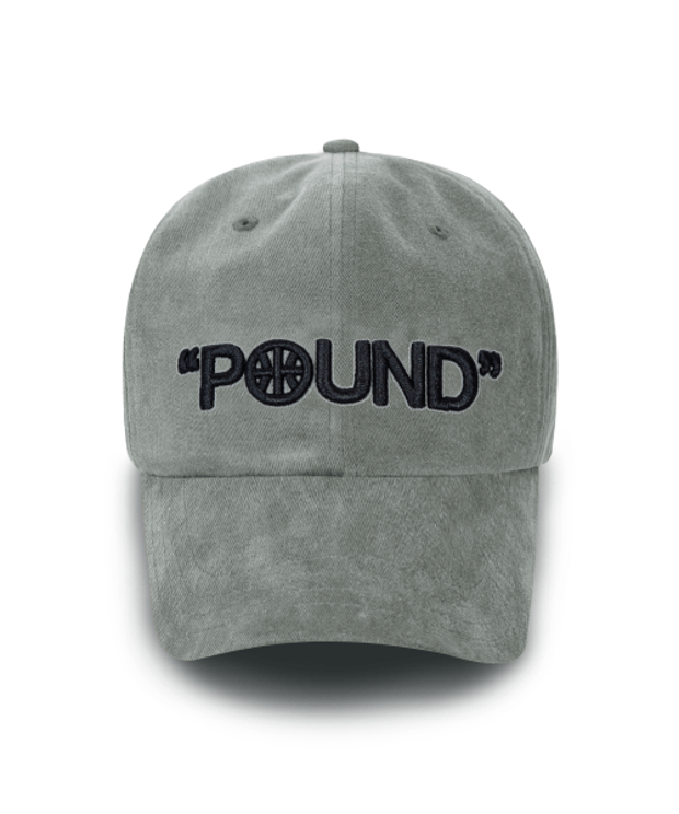 그램 아운스 파운드 POUND BOLD LOGO 6-PANEL CAP (Grey)