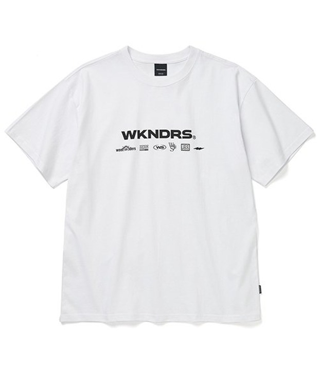 위캔더스 멀티 로고 티셔츠 MULTI LOGO T-SHIRT (White)