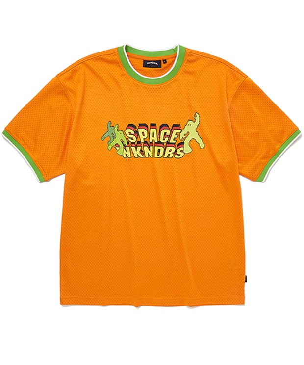 위캔더스 아케이드 메쉬 티셔츠 ARCADE MESH T-SHIRT (Orange)