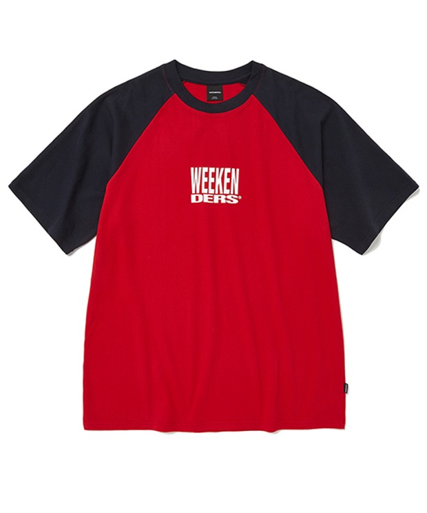위캔더스 로고 래글런 티셔츠 LOGO REGLAN T-SHIRT (Red)