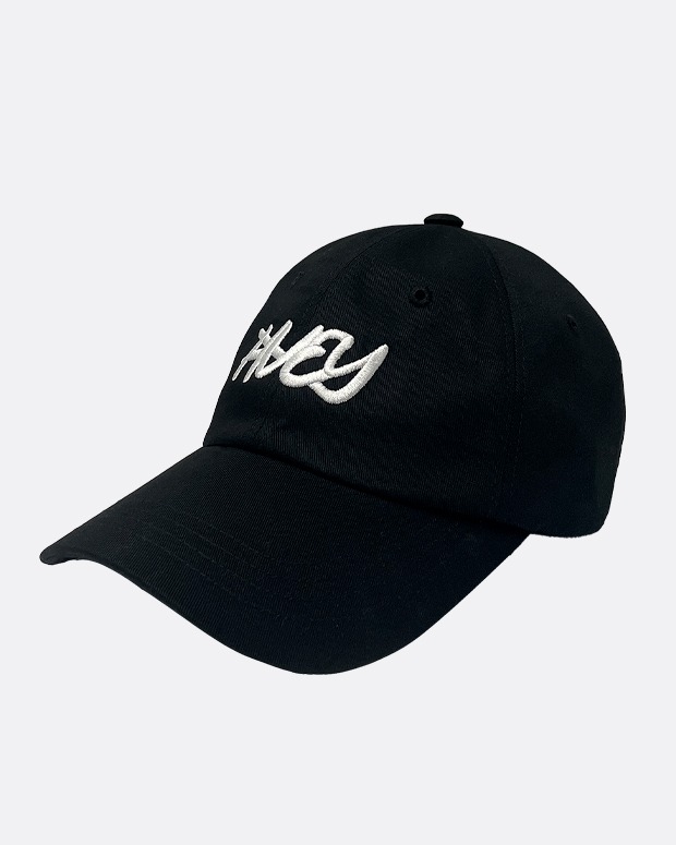 휴이 BASIC LOGO BALL CAP BLACK