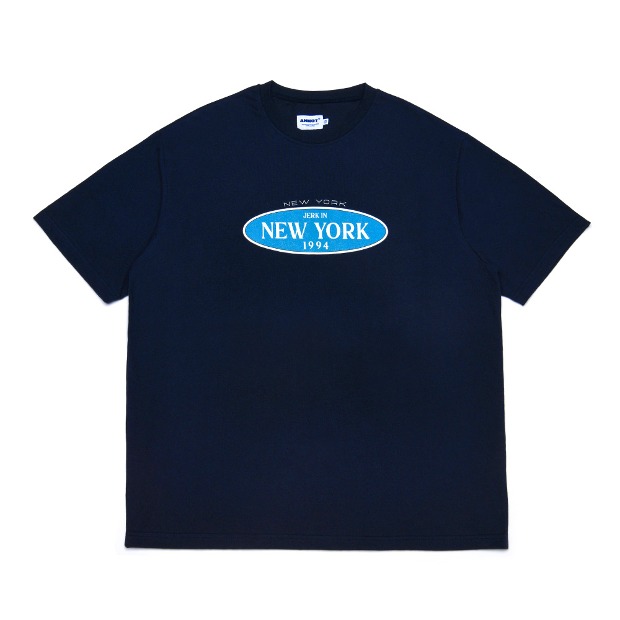 아노트 New York Circle Logo T-Shirt Navy