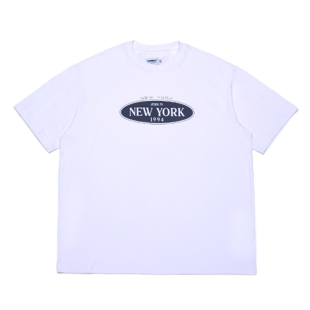 아노트 New York Circle Logo T-Shirt White