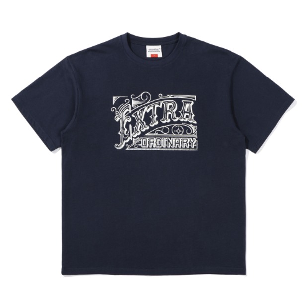 엑스트라오디너리 EX 빈티지 로고  티셔츠 EX VINTAGE LOGO TEE (Navy)