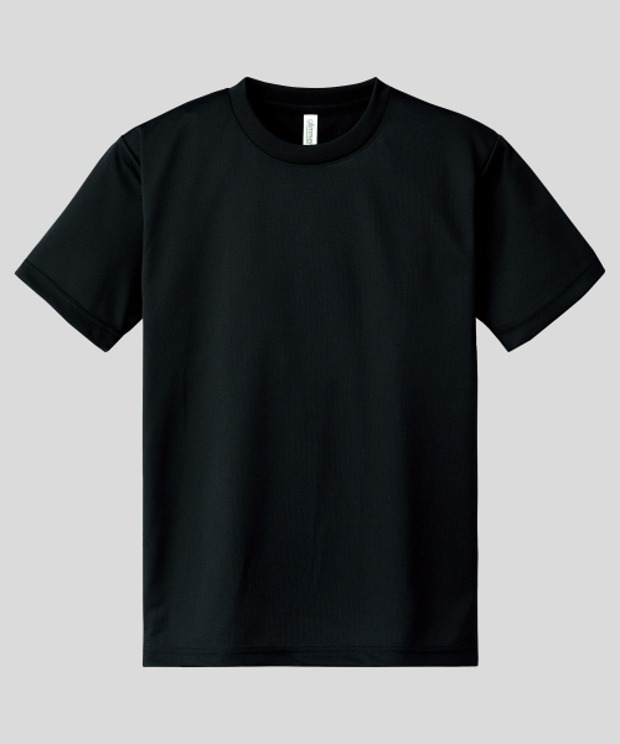 글리머 메쉬 드라이 라운드 티셔츠 (Black)
