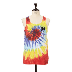 MOB Tie-Dye Tank Red and Yellow