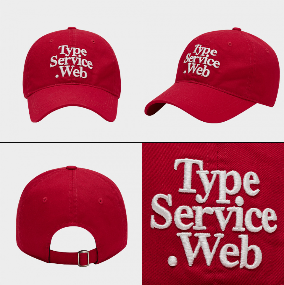 타입서비스(TYPE SERVICE) Typeservice Web Cap [Red]