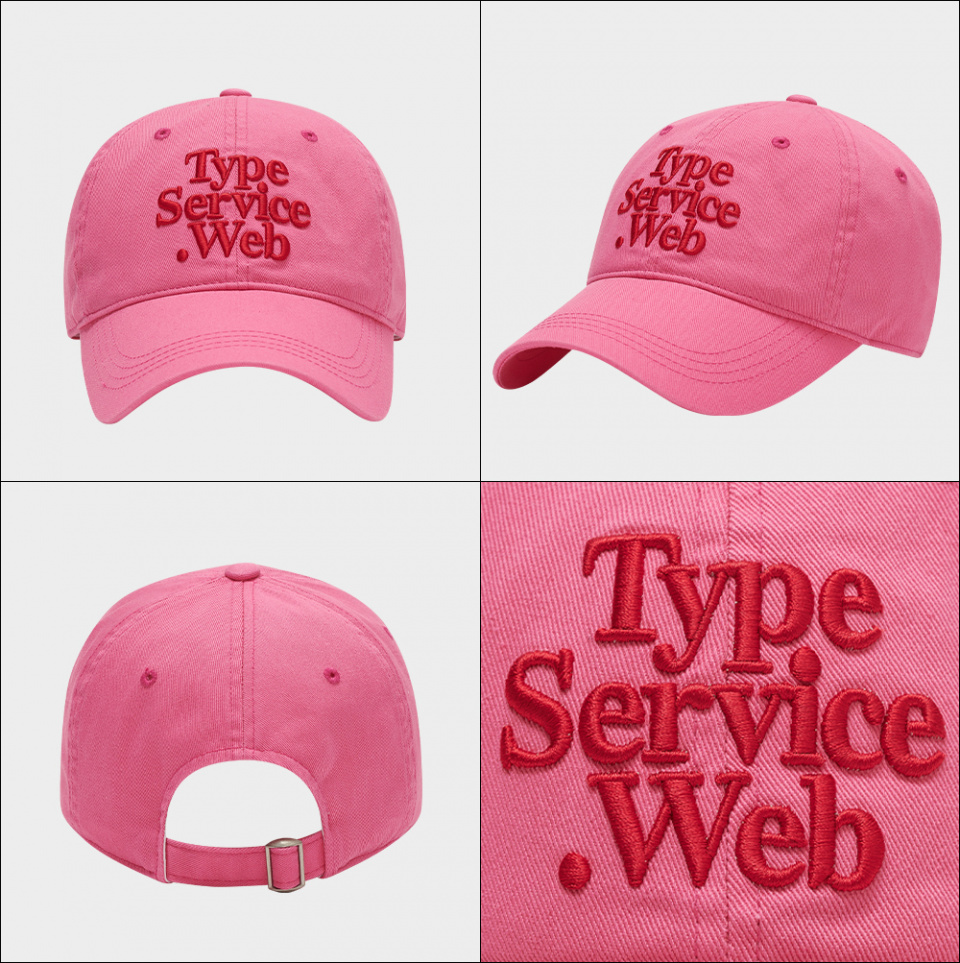 타입서비스(TYPE SERVICE) Typeservice Web Cap [Pink]